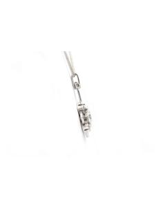 Pendentif Art Déco en platine serti de diamants taille "Old cut" - - 5