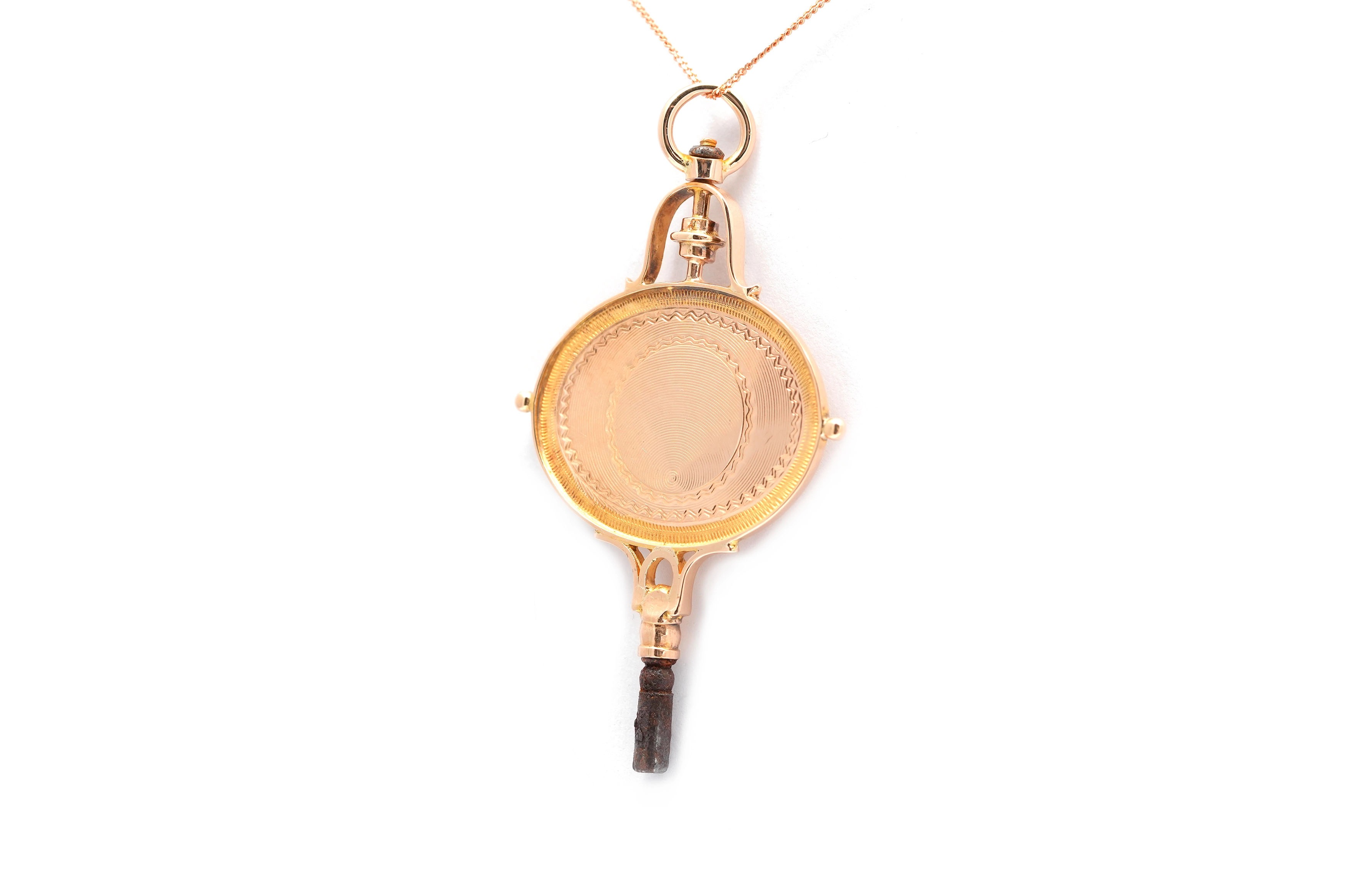 Pendentif Art Déco en or jaune 18 carats - - 2