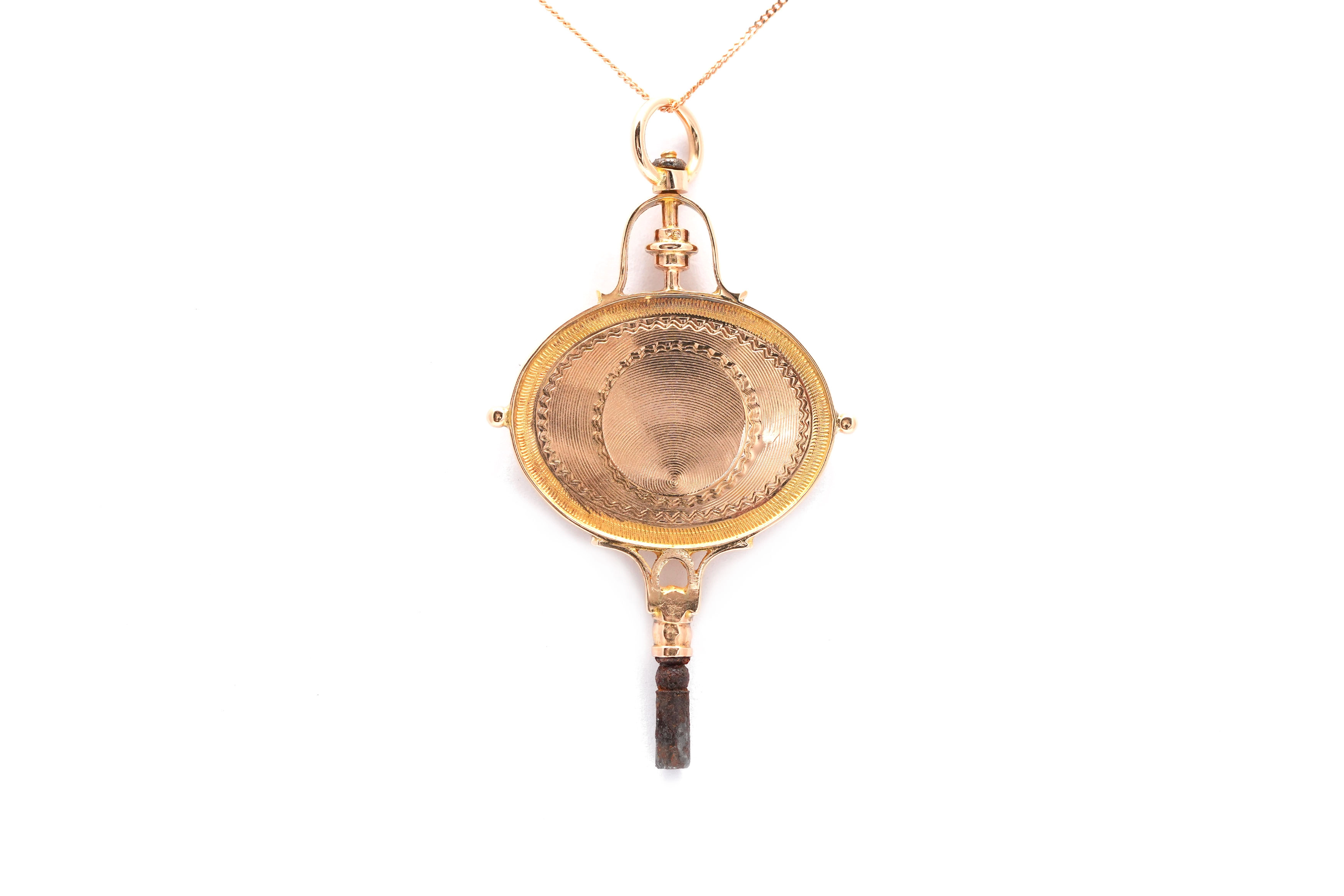 Pendentif Art Déco en or jaune 18 carats - - 1