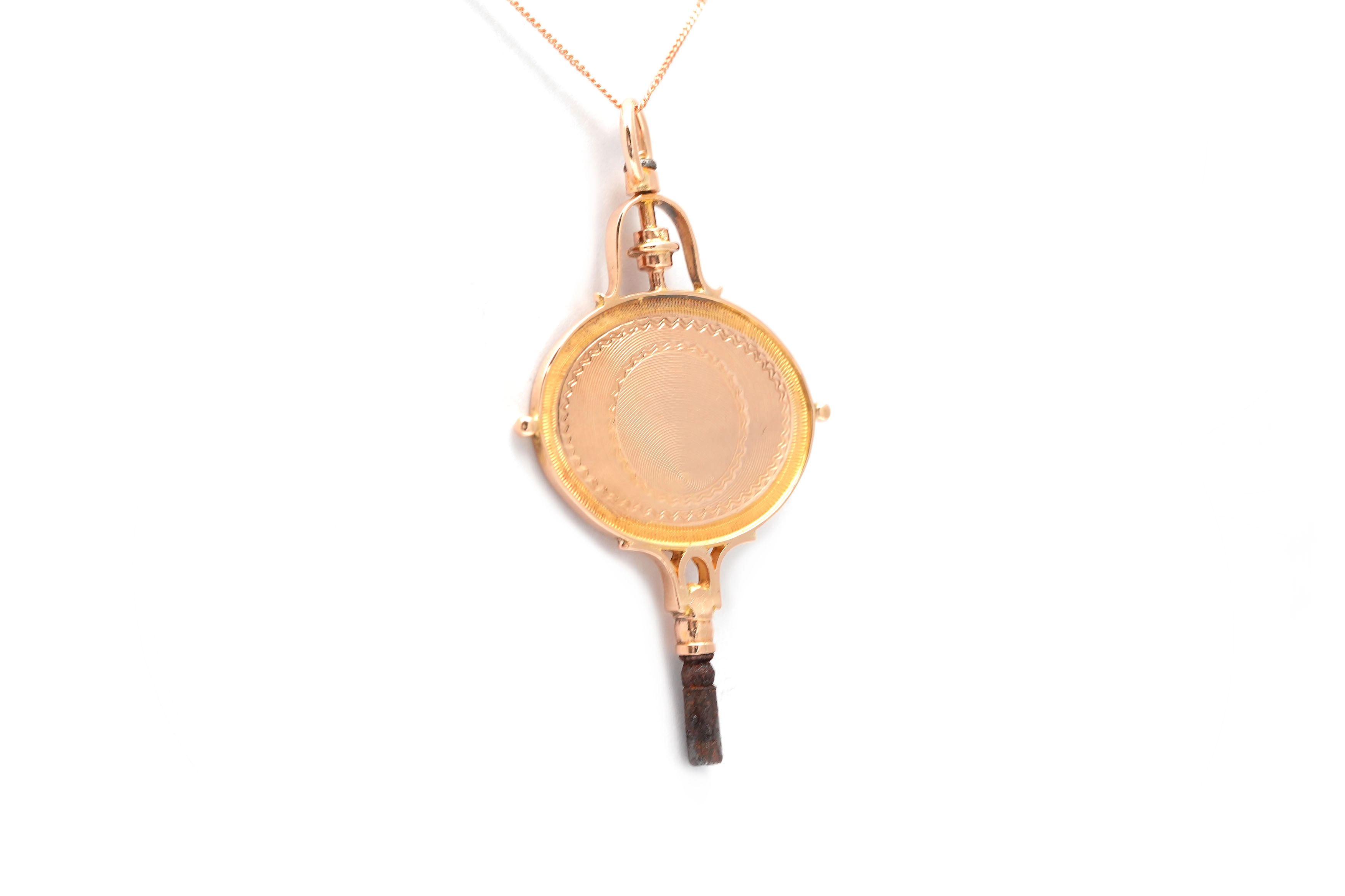 Pendentif Art Déco en or jaune 18 carats - - 4