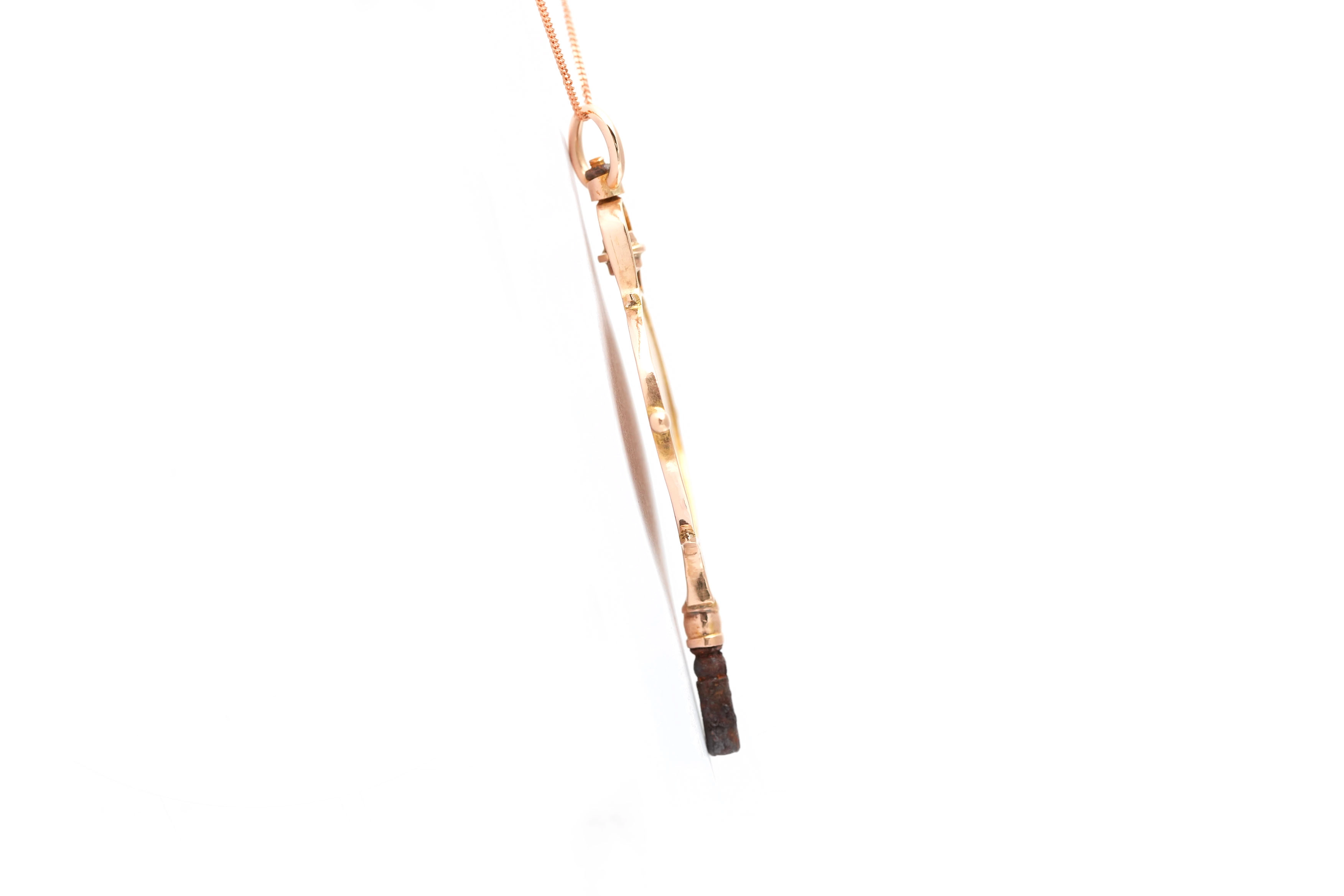 Pendentif Art Déco en or jaune 18 carats - - 5