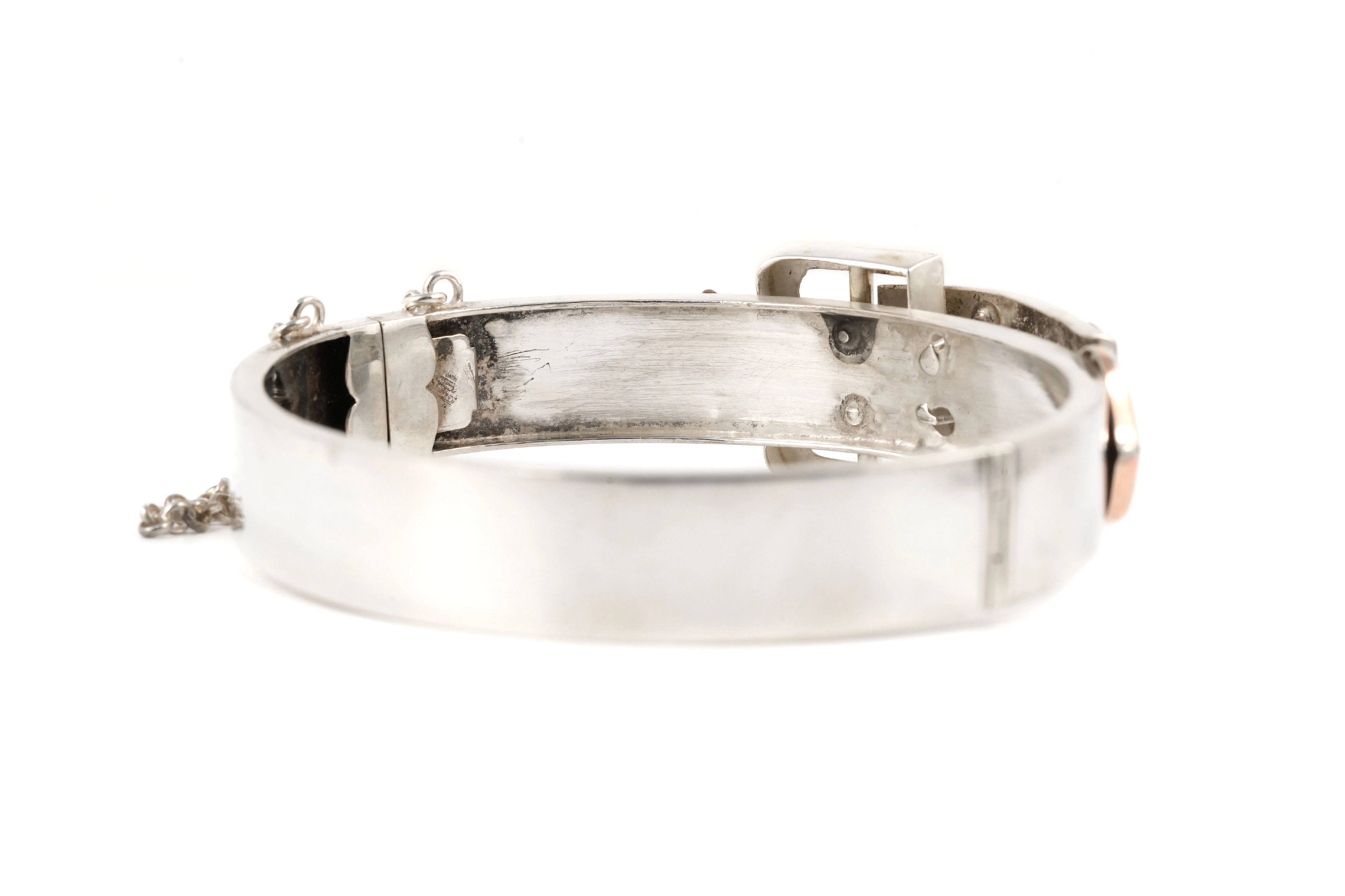 Bracelet Art Déco en argent 800 - - 4