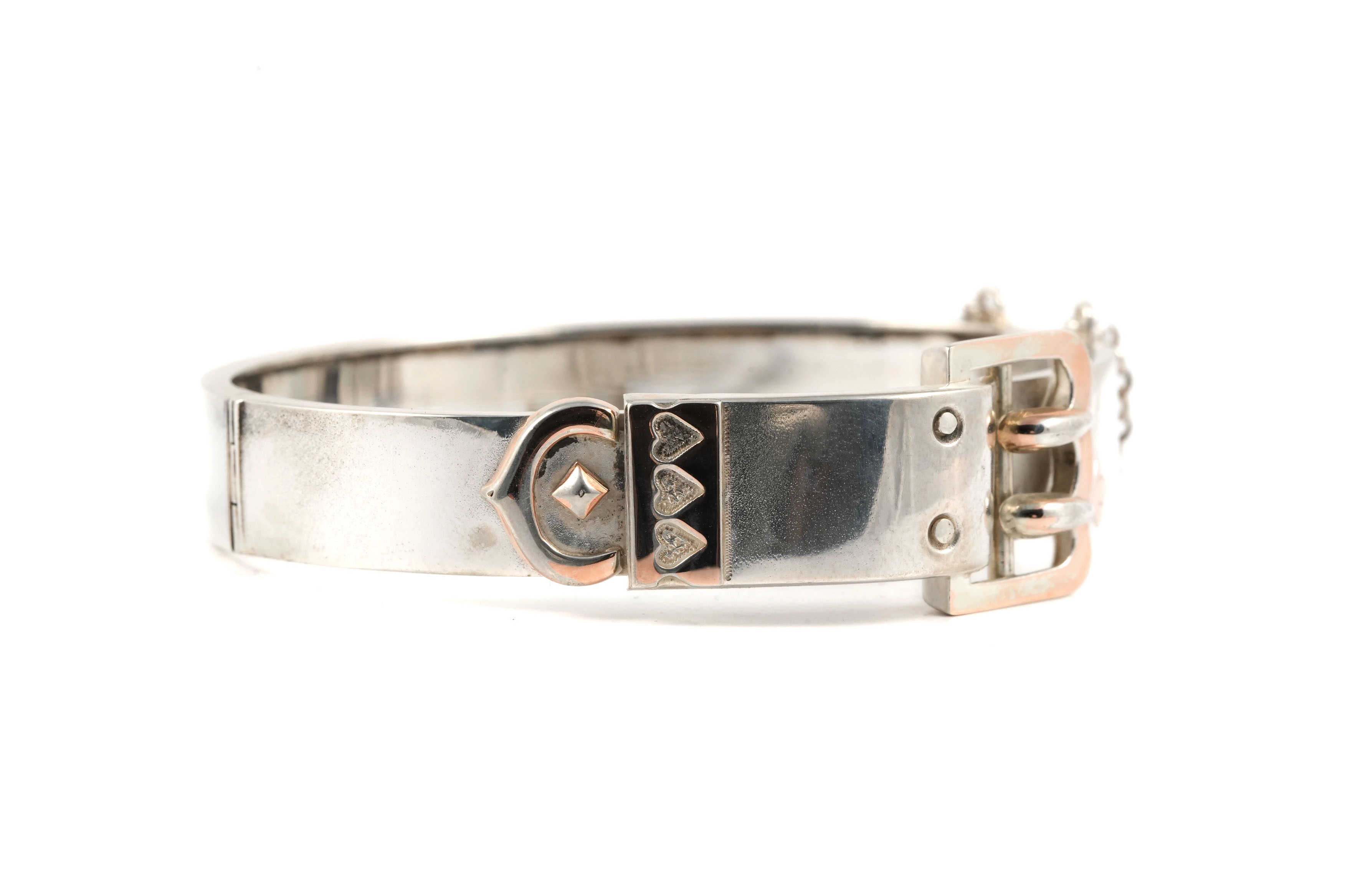Bracelet Art Déco en argent 800 - - 5