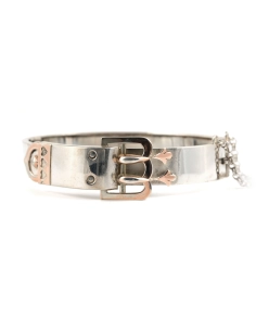 Bracelet Art Déco en argent 800 - - 8