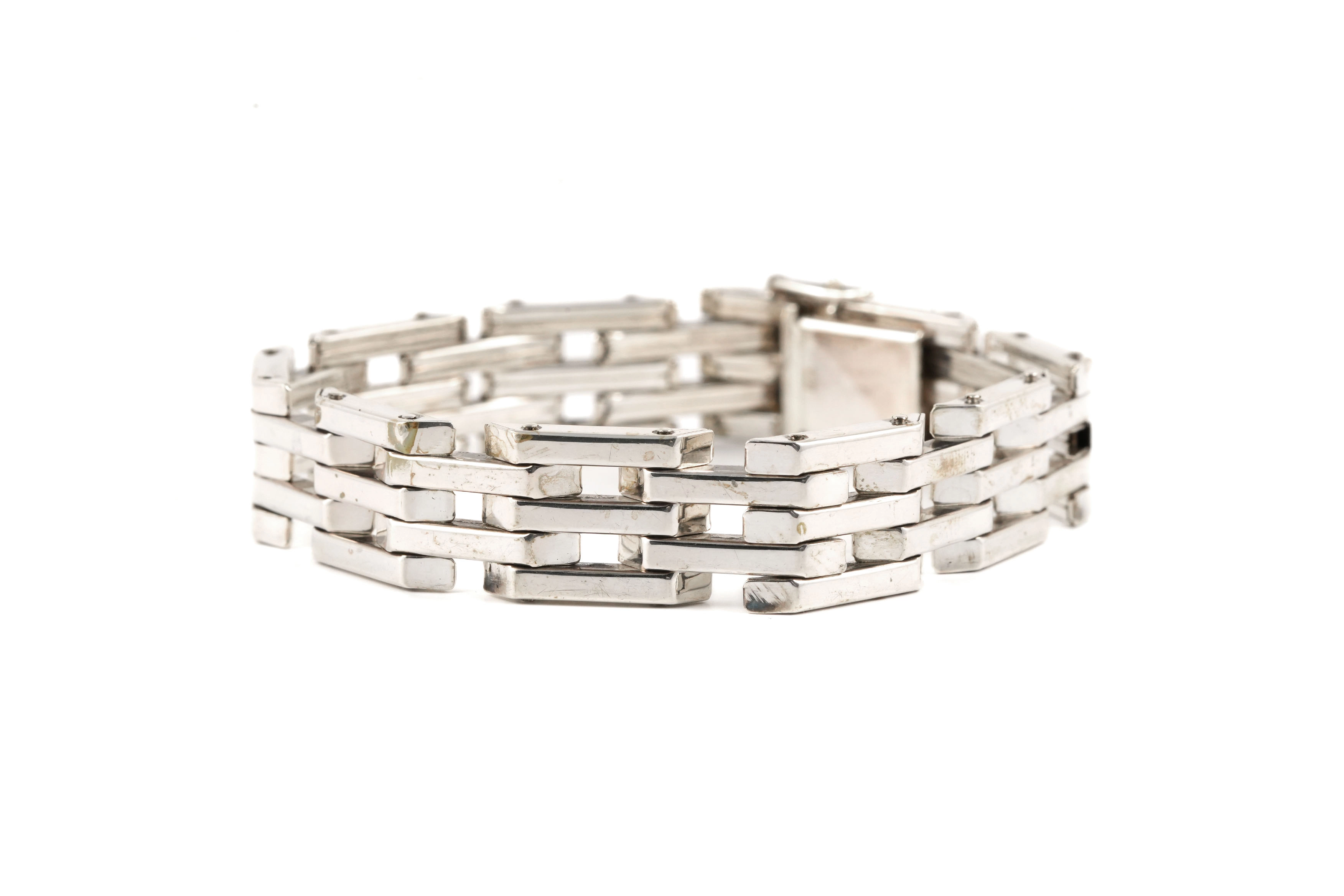 Bracelet Art Déco en argent 800 - - 3