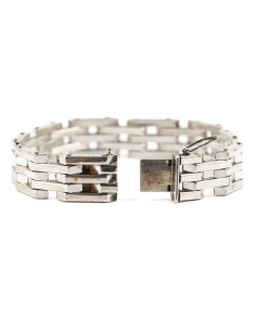 Bracelet Art Déco en argent 800 - - 7