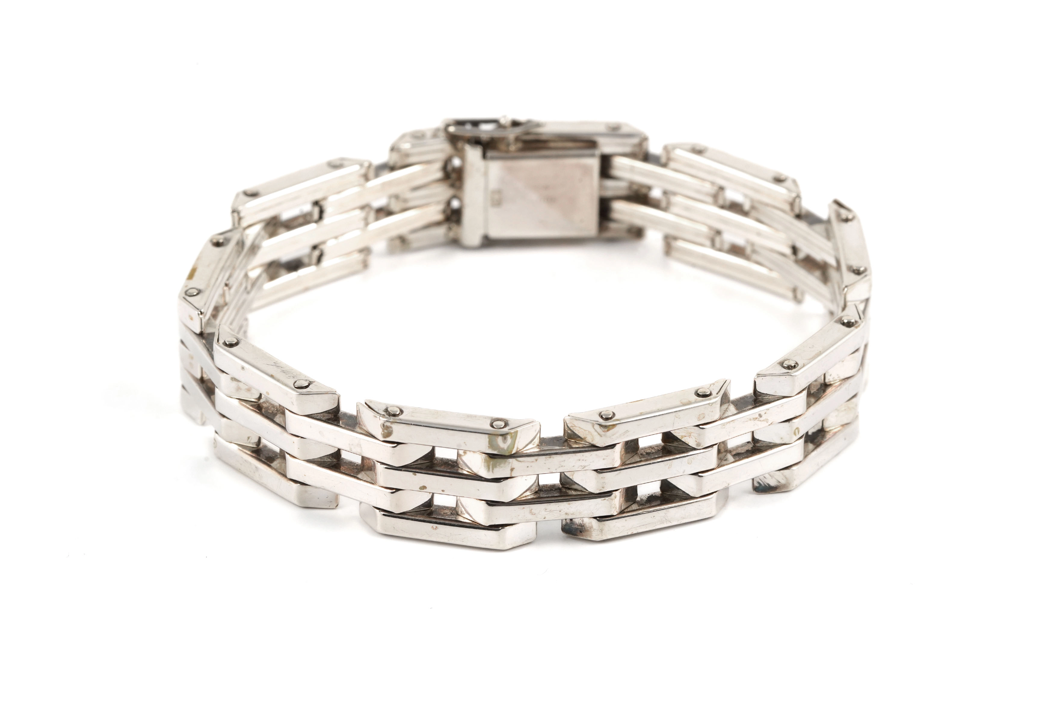 Bracelet Art Déco en argent 800 - - 8