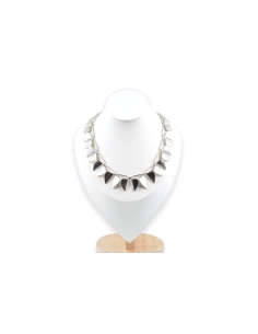 Collier Art Déco en argent 925 signé Georg Jensen - - 2