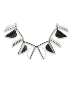 Collier Art Déco en argent 925 signé Georg Jensen - - 5