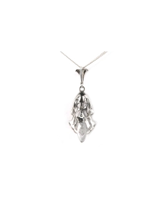 Pendentif Art Déco en argent 835 serti de marcassites - - 6