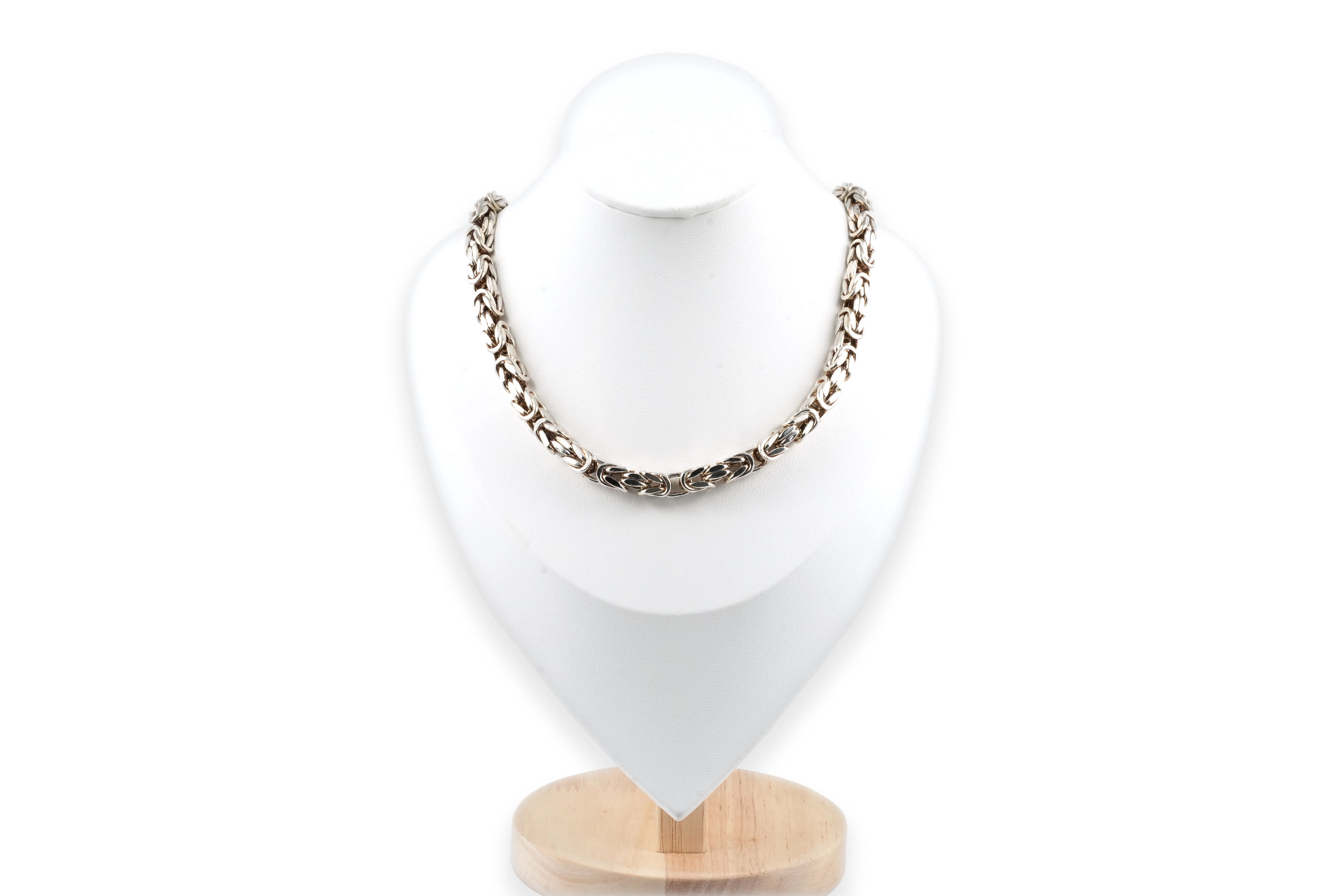 Collier contemporain en argent 925 - - 3
