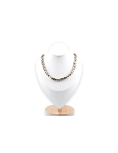 Collier contemporain en argent 925 - - 3