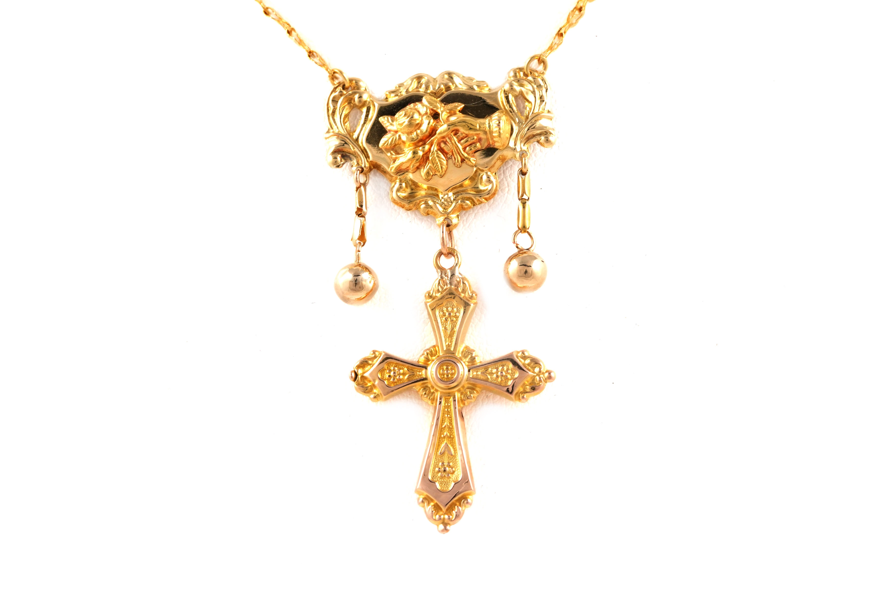 Collier Napoléon III en or jaune 18 carats - - 1