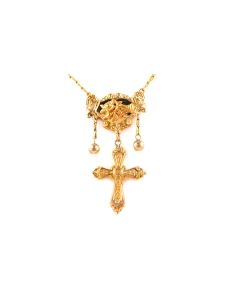 Collier Napoléon III en or jaune 18 carats - - 1