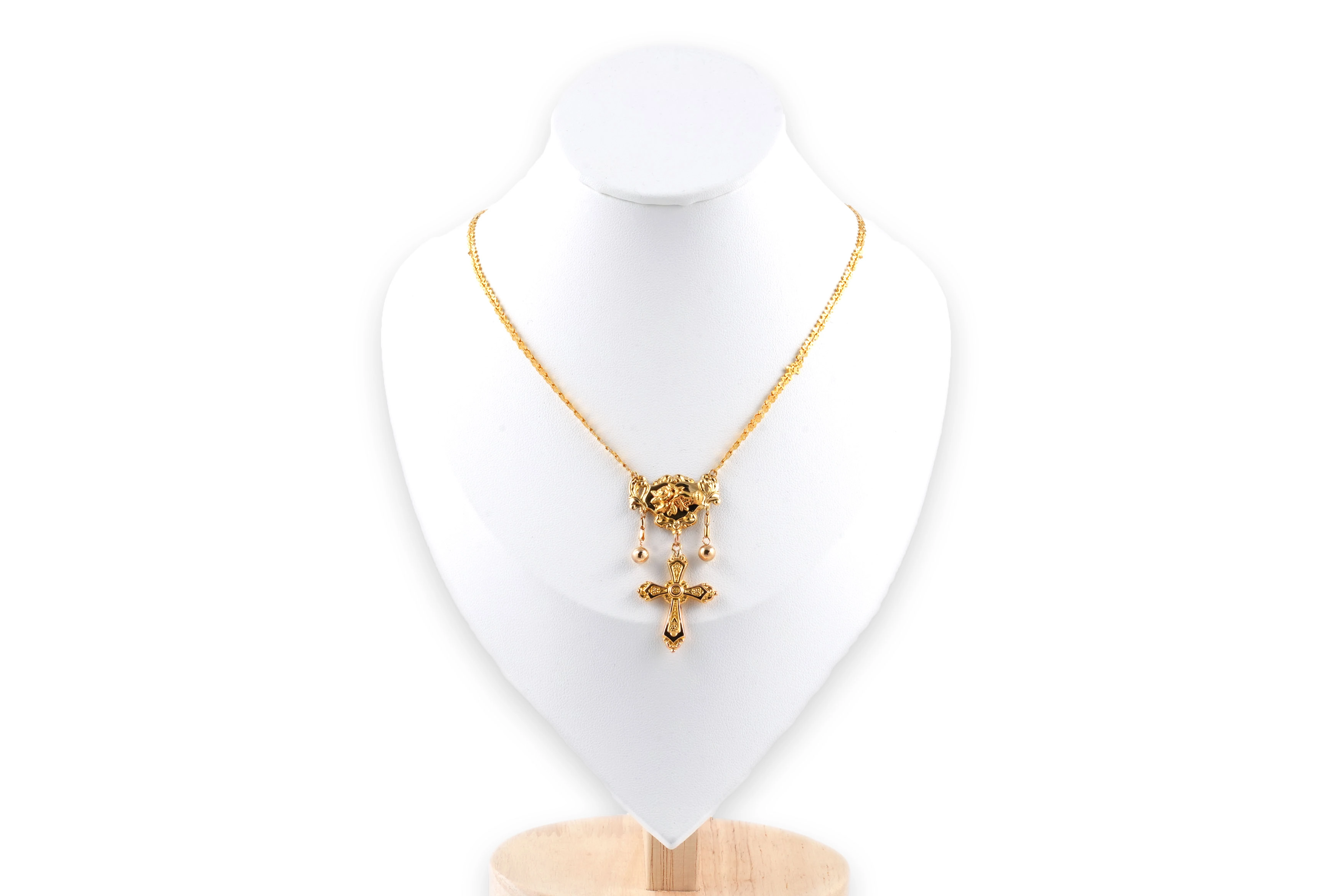 Collier Napoléon III en or jaune 18 carats - - 2