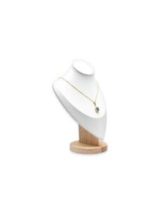 Collier Art Déco en or jaune et blanc 18 carats serti d'une topaze et d'un diamant taille "rose"
