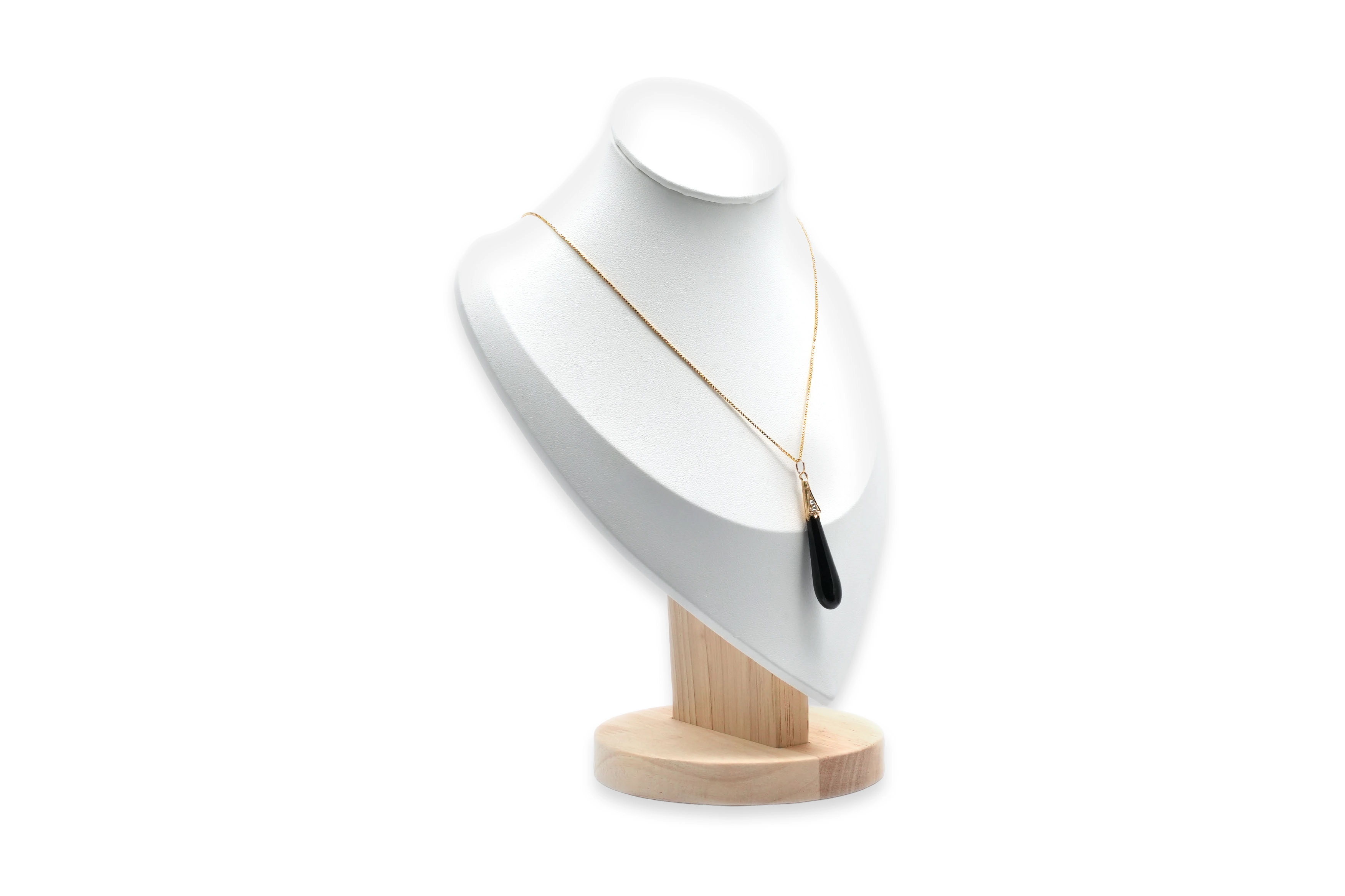 Collier Art Nouveau en or jaune 18 carats serti de diamants taille "rose" et d'une onyx