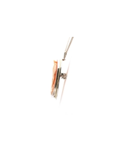 Pendentif Art Déco en argent 800 serti d'un camée