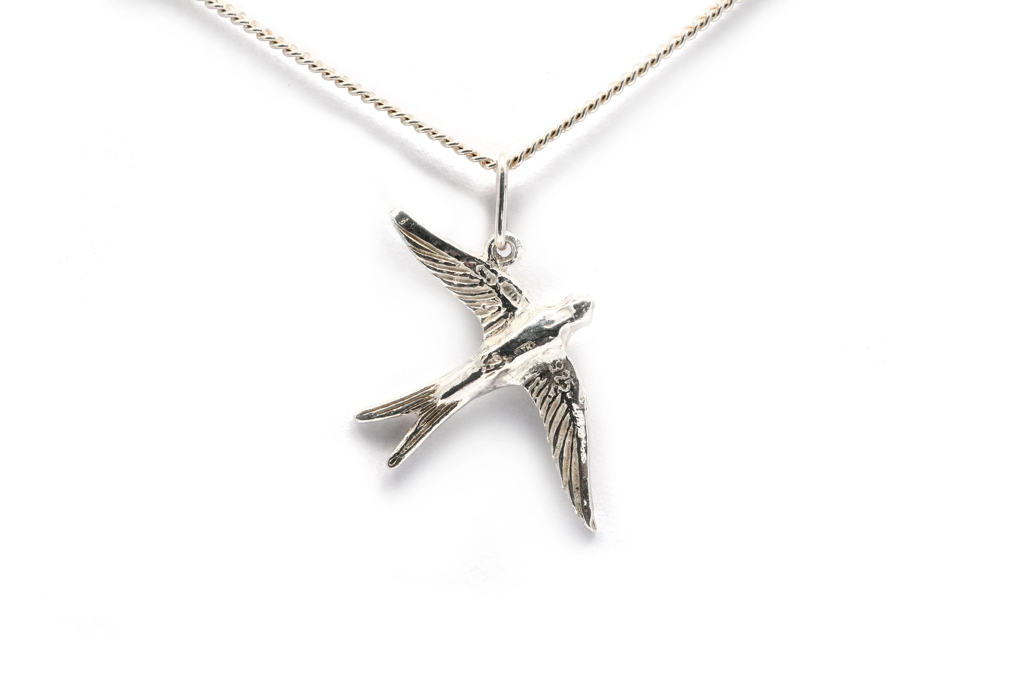 Pendentif contemporain en argent 925