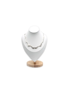Collier contemporain en argent serti de strass