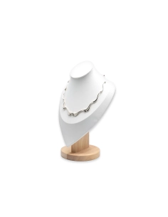 Collier contemporain en argent serti de strass