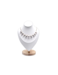Collier contemporain en argent 925 serti d'améthystes