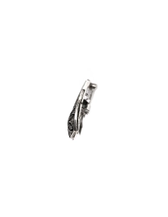 Broche Art Déco en argent sertie de marcassites - - 3