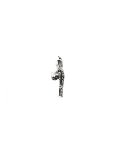 Broche Art Déco en argent sertie de marcassites et d'un rubis - - 5
