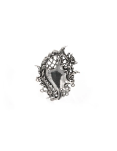 Broche Napoléon III en argent - - 2