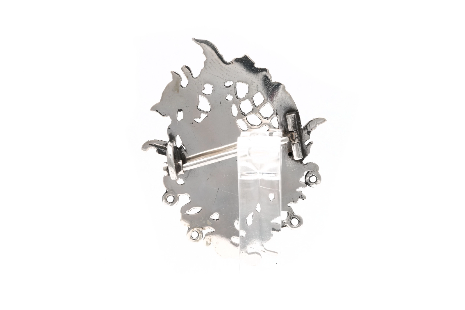 Broche Napoléon III en argent - - 4
