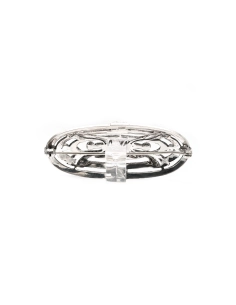 Broche Art Déco en argent 925 sertie de marcassites - - 4