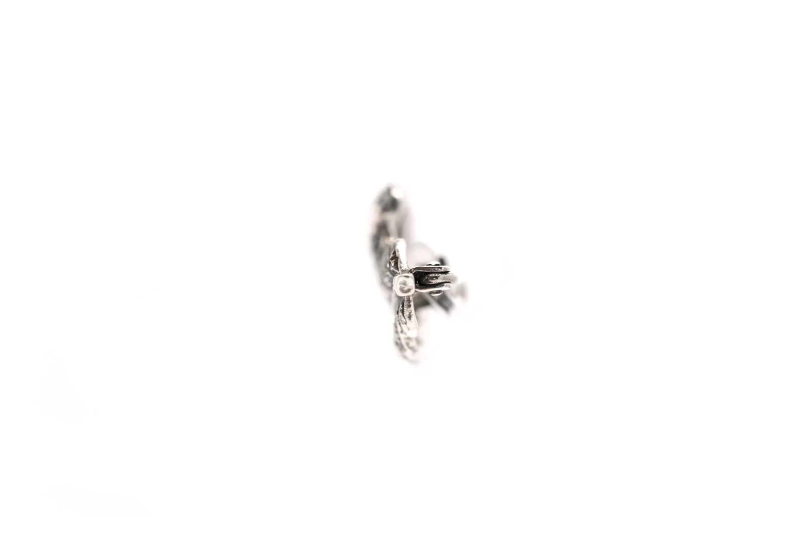 Broche plume Art Déco en argent 835 sertie de marcassites - - 3