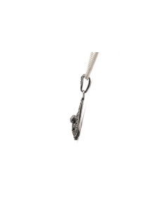 Pendentif Art Déco en argent 835 serti de marcassites - - 3