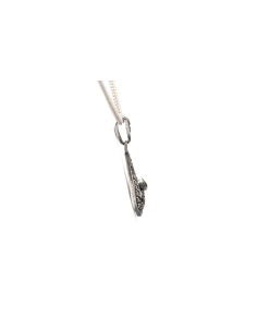Pendentif Art Déco en argent 835 serti de marcassites - - 5