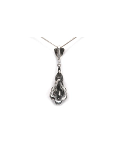 Pendentif Art Déco en argent 835 serti de marcassites