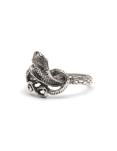 Bague serpent contemporaine en argent 925
