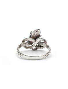 Bague serpent contemporaine en argent 925