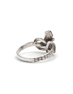 Bague serpent contemporaine en argent 925