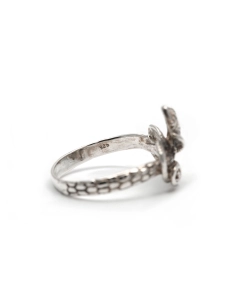 Bague serpent contemporaine en argent 925