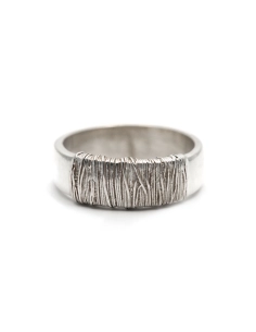 Bague contemporaine en argent 925