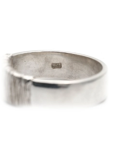Bague contemporaine en argent 925