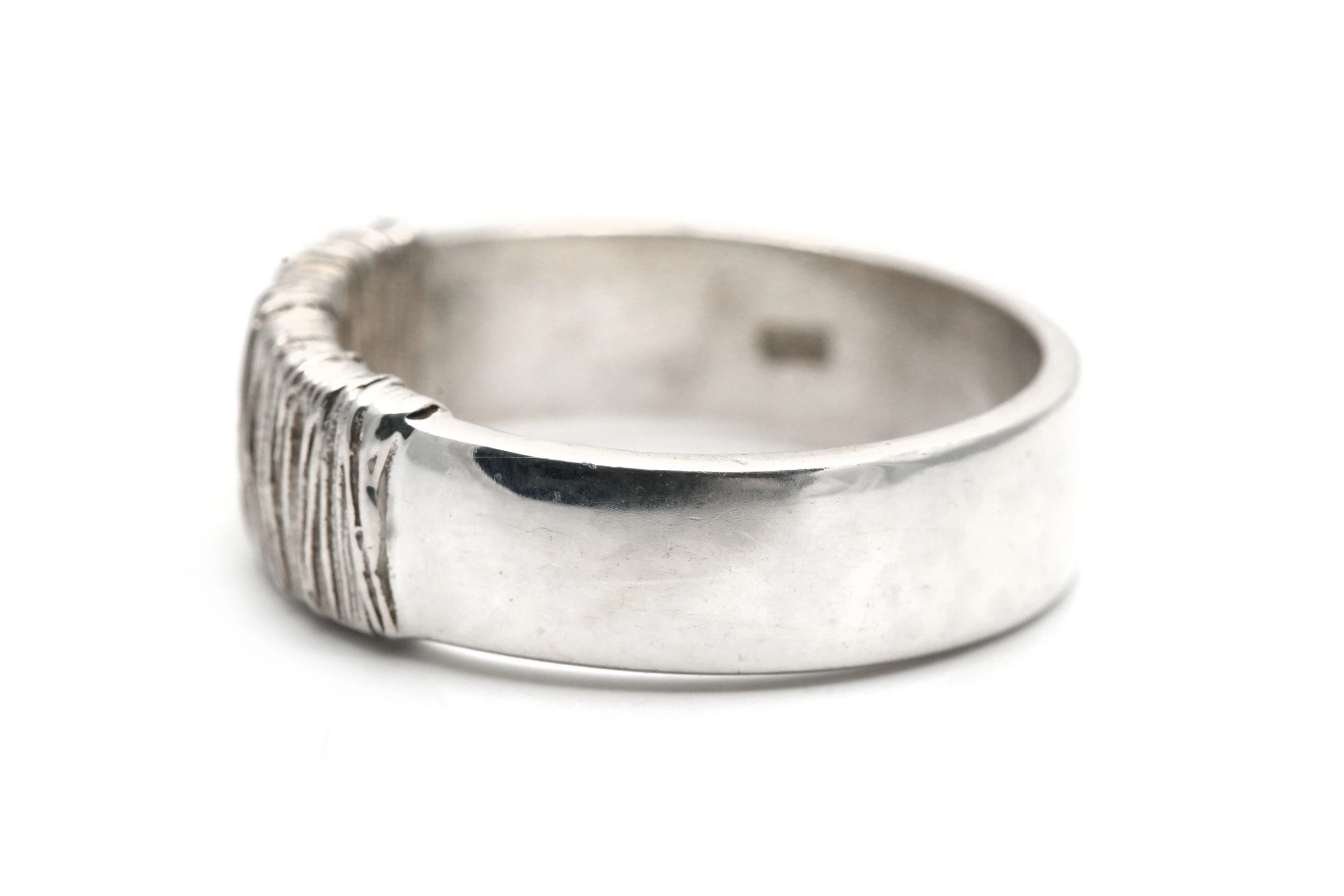 Bague contemporaine en argent 925