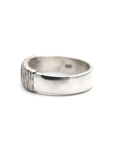 Bague contemporaine en argent 925