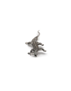 Broche Art Déco en argent 835 sertie de marcassites