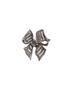 Broche Art Déco en argent 835 sertie de marcassites