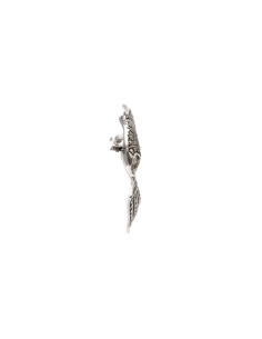 Broche Art Déco en argent 835 sertie de marcassites