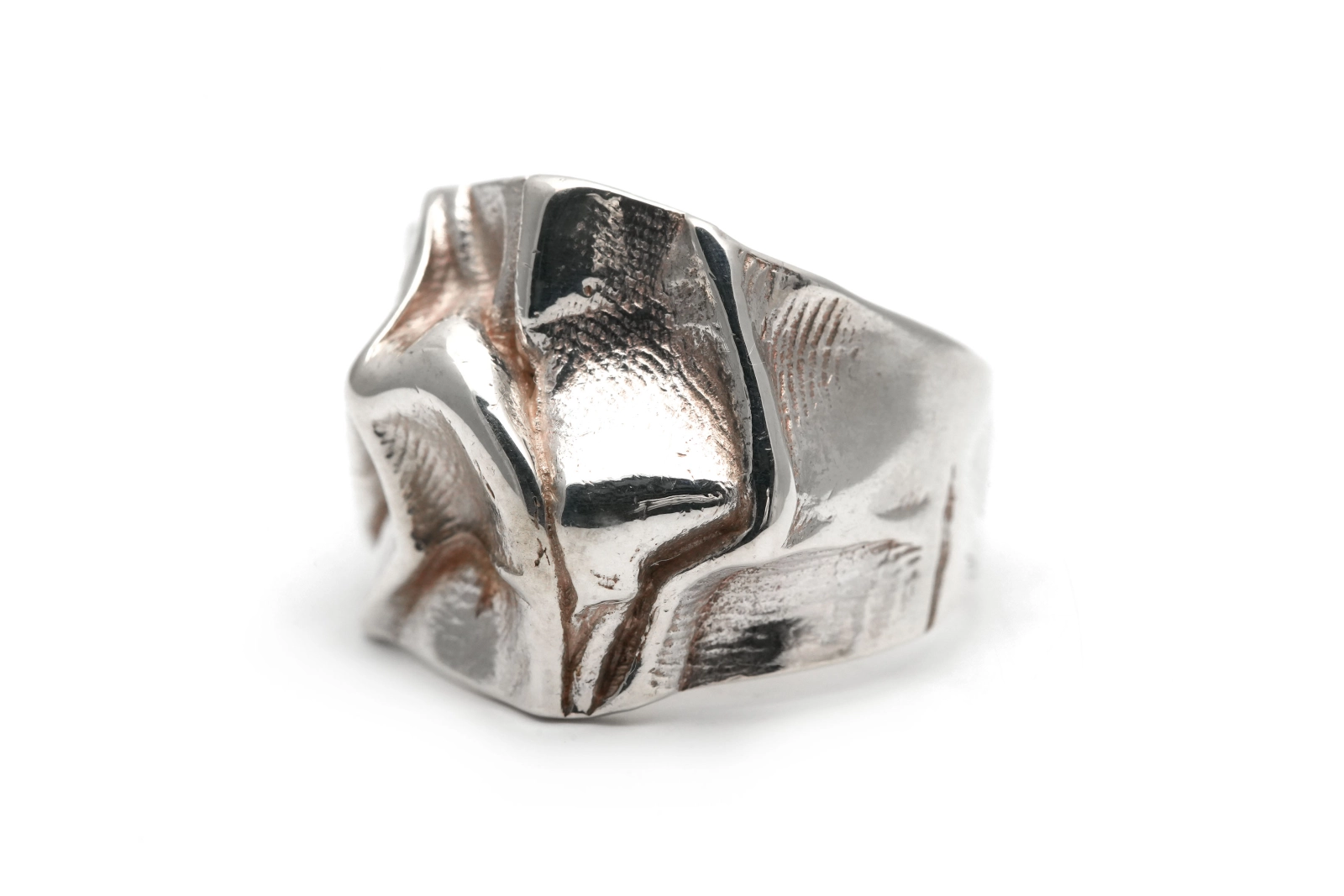 Bague Années 70 en argent