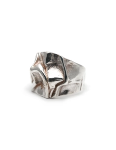 Bague Années 70 en argent
