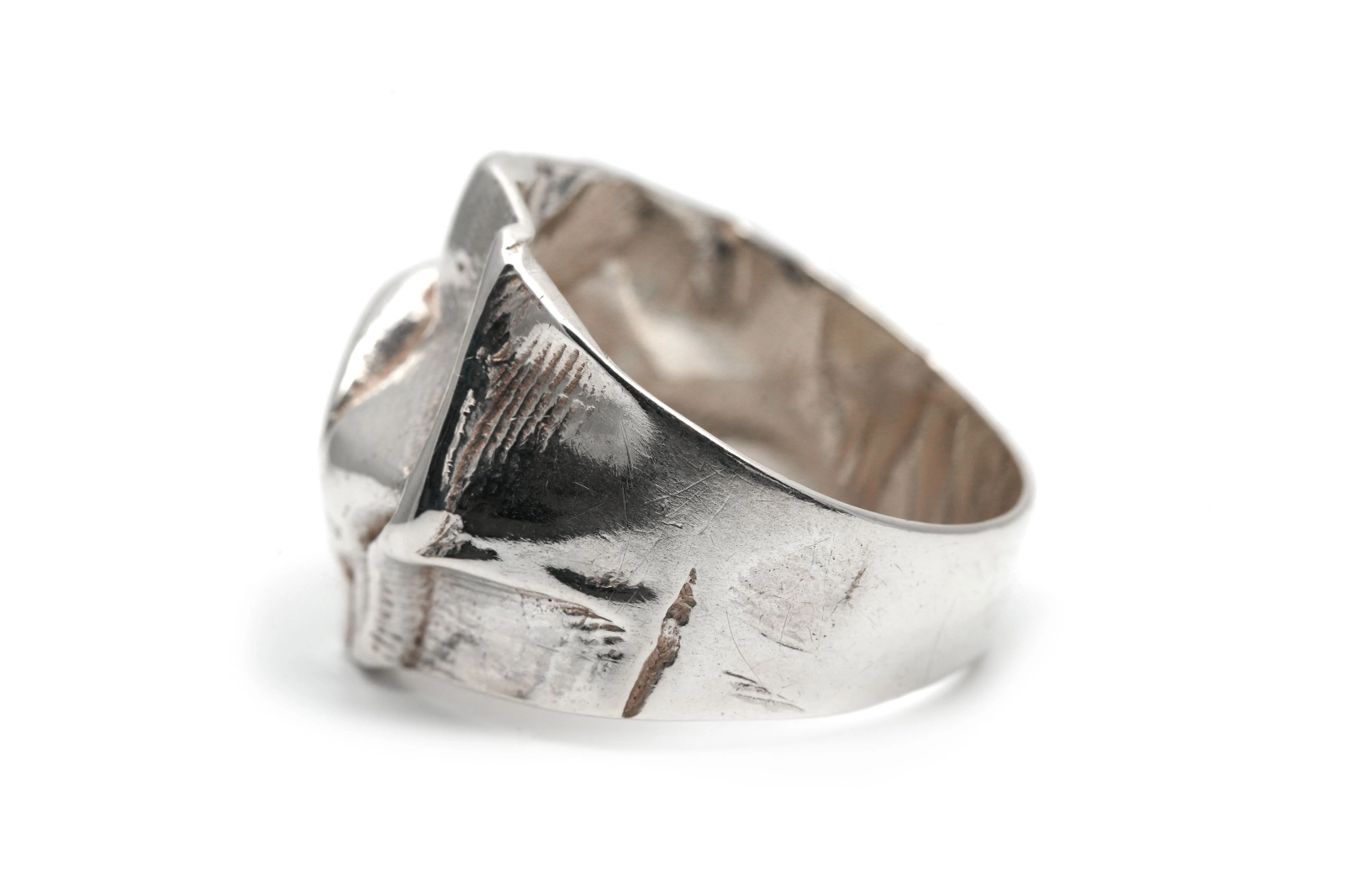 Bague Années 70 en argent
