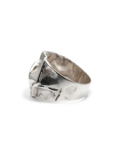 Bague Années 70 en argent